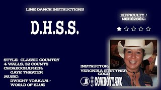 Linedance DHSS Teach amp Dance [upl. by Aneet]