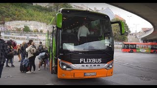 FLIXBUS bus ride from Vienna to Bratislava 1 of 3 [upl. by Nemajneb]