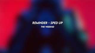 reminder the weeknd sped up [upl. by Zingg]