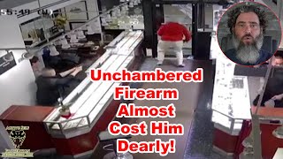 Armed Clerk Stops Robber in Chicago [upl. by Oremodlab]