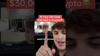 10 Year Old Stole 30000 in Crypto😭 [upl. by Nwadal]