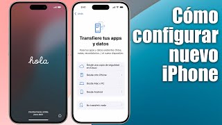 Cómo configurar tu nuevo iPhone [upl. by Einram]