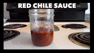 How to Make Traditional New Mexican Red Chile Sauce [upl. by Kapor942]