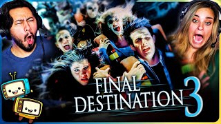 FINAL DESTINATION 3 2006 MOVIE REACTION  First Time Watching [upl. by Direj]