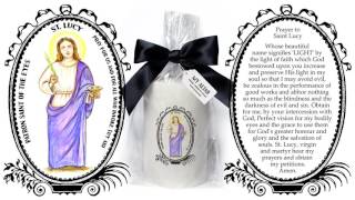 Saint Lucy Patron of The Eyes Narrated Prayer [upl. by Ijok]