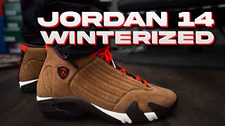 Winterized Air Jordan 14 Review amp On Feet [upl. by Benoit]