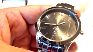 US Polo Assn Classic USC80038 Analogue Black Dial Bracelet Watch Review [upl. by Ymorej829]