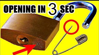 5 Ways to Open a Lock 🔵 Simple and quick to open the padlock [upl. by Retsek551]