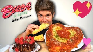 CHEESY LASAGNA GARLIC BREAD amp CHOCOLATE CAKE MUKBANG ❤️ [upl. by Kazue]