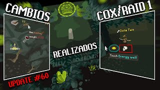 60 Noticias LLEGARON LOS CAMBIOS DE CHAMBERS OF XERIC  COX  RAID 1 OSRS [upl. by Vieva595]