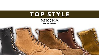 Top Style Options  Nicks Handmade Boots [upl. by Leontyne]