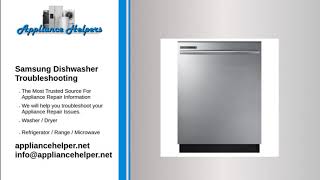 samsung dishwasher troubleshooting [upl. by Lubbi]