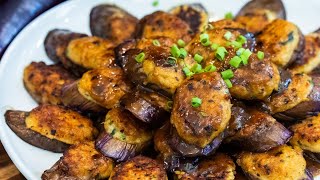 Stuffed Eggplant Recipe Hakka Style [upl. by Hjerpe43]