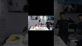 Humanoid Robot Mimicing Human Movement In Real Time Demonstrated at WAIC 2024robots robot robotic [upl. by Vasily51]