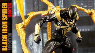 Black Iron Spider Bootleg  Revoltech Amazing Yamaguchi Aliexpress  Review PTBr [upl. by Madelin]