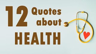 Quotes about health  Inspirational quotes about healthy lifestyle [upl. by Oilut]