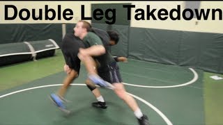 Double Leg Takedown Basic Neutral Wrestling and BJJ Moves and Technique For Beginners [upl. by Sieber303]