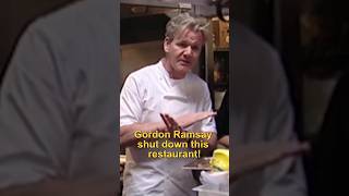 🚨Gordon Ramsay SHUTS DOWN Restaurant 🚨 [upl. by Horlacher]