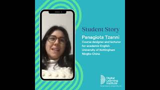 Student Story Panagiota Tzanni [upl. by Daggna]