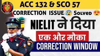 Form Correction Issue 😰 Solution Of Correction Window  Exam centre Change For ACC 132 amp SCO 57 [upl. by Ecinnej]