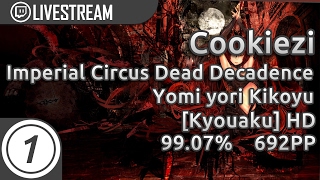 Cookiezi  Imperial Circus  Yomi yori Kikoyu Kyouaku HD 2936x 9907 692PP 1  Livestream [upl. by Urina]