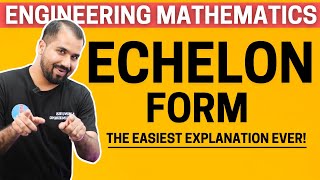 Echelon Form  Rank of Matrix  Explained in Hindi  Engineering Mathematics [upl. by Addam]