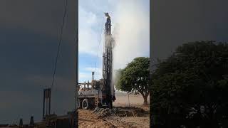 Only 100 metars Botswana 254drill smallwaterwelldrillingrig drilling [upl. by Lokcin]