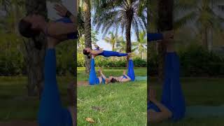 Acro yoga flexibilityyoga practice fitness yogaroutine yogapractice motivation workoutyoga [upl. by Gable428]