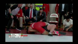 HWT Lewis Fernandes Cornell vs Charlie Tibbitts Binghamton [upl. by Desdemona]