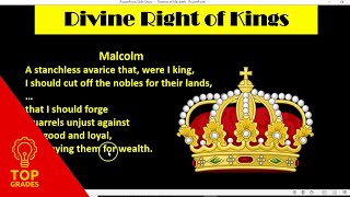 Themes of Macbeth The Divine Right of Kings [upl. by Conyers396]