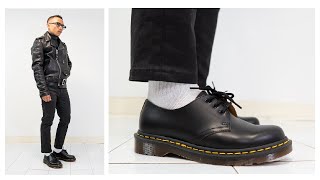 How To Style Dr Martens 1461 Made In England l Reviews And Haul [upl. by Attenov149]