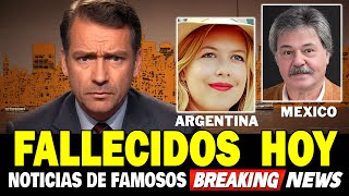 Famosos Fallecidos HOY noticias de las celebridades [upl. by Bunow]