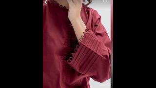 How to make beautiful sleeves designs v trending 2024 [upl. by Fleisig790]