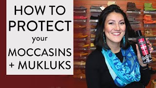 How to PROTECT amp Treat Your MOCCASINS amp MUKLUKS with Protector Spray [upl. by Aleira]