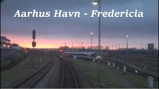 Führerstandsmitfahrt Dänemark  Førerrumstur Danmark Aarhus havn  Fredericia MZ1449 [upl. by Namref]