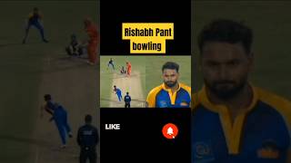 Rishabh Pant viral bowling video dpl cricketshortsrishabhpant [upl. by Catima8]