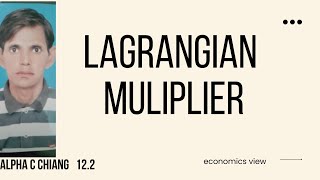 Lagrange multiplier 122 [upl. by Namolos]