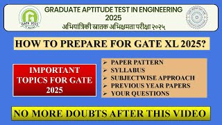 GATE XL 2025 COMPLETE SYLLABUS  GATE For PHARMACY STUDENTS  GATE XL Life Science Important Topics [upl. by Annaigroeg263]