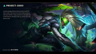 PROJECT EKKO SKIN SPOTLIGHT07242024 [upl. by Tiffany]