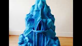 How To Make Queen Elsas Ice Castle From The Frozen Movie In Full [upl. by Aztin]