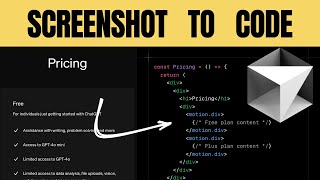 Convert Screenshot to Code in Minutes With Cursor AI [upl. by Elawalo276]