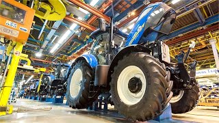 New Holland tractors production  Factories tour [upl. by Ledba]