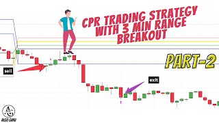 CPR trading strategy with 3 min range breakout part 2  Algo Trading Strategy [upl. by Ytsud923]