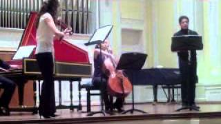 Handel Trio Sonata in G Minor Op2 Nr2 HWV 387 IIIII Tempo [upl. by Felizio]