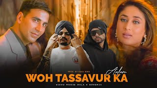 Woh Tassavur Ka Aalam  Sidhu🦅 Moose Wala X Bohemia Mega Mashup  Bass 🔊Boosted Remix trendingnew [upl. by Furgeson]