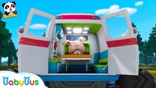 Rabbit Momo Got Injured in Forest Fire  Super Panda Rescue Team  Monster Ambulance  BabyBus [upl. by Marozas687]