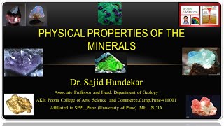 Physical properties of minerals [upl. by Marc]