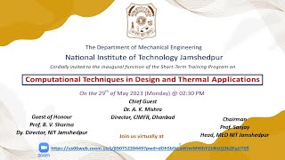 Dr MA Hasantalk on quotThermal transport in complex NanoFluids A Computational approachquot [upl. by Felice]