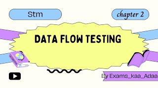 software testing methodologies stm unit2topic 12 data flow testing cse jntuhyderabad jntuh [upl. by Yrok279]