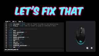 Logitech Lua Script Not Working [upl. by Tod474]